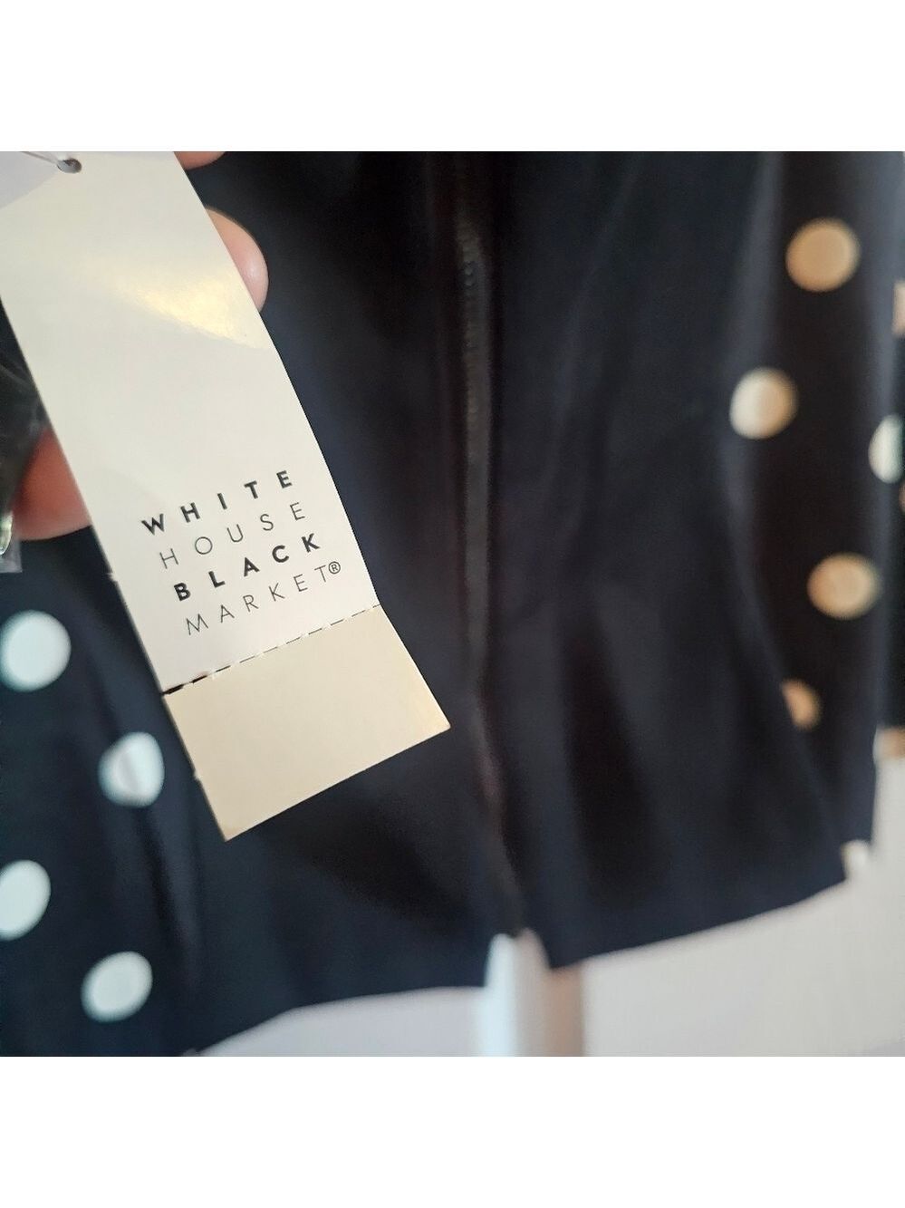 White House Black Market Dotted Bustier Top - Picture 5 of 7